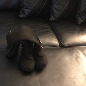 Girls Black size 2 Bebe boots